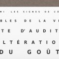 Effet du vieillissement : altération de la vue et des sens en général