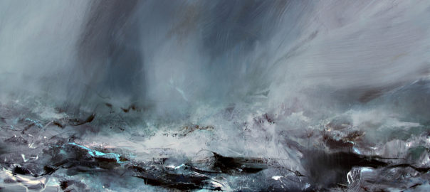 Gyndagooster, oil on canvas. Vagues scélérates Jeannette Kerr